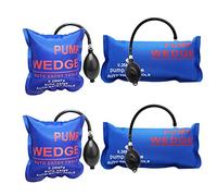 WANYIG 4 Pièces Air Wedge Pump Wedge Air Coussiné Puissant Outils à Main Bricolage Inflable pour Installation des Portes, Fenêtres Vert (Carré+Grand Rectangle)