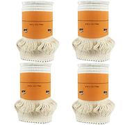 WANYIG 4 Pièces Mèches De Poêle Au Kérosène, Mèche pour poêle à pétrole d'intérieur,Mèches De Rechange pour Chauffage À Pétrole pour Réservoir(65xt2.3x175mm)