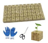 WANYIG Laine de Roche, Hydroponie Laine, Laine de Roche pour Jardin, Hydroponie, Cube Laine de Roche Culture, Plantes en Laine de Roche pour La Plantation de Semis (2.5 x 2.5 x 2.5cm)