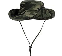 WANYING Chapeau de Pêche en Coton pour Homme Femme pour Tour de Tête 55-62 cm - Armée Vert Camouflage 02