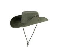 WANYING Chapeau de Soleil Unisexe pour L'extérieur, Chapeau de Cowboy, Bonnie, Chapeau de Pêche, Protection Solaire Coton Deux Voies à Porter 55-60 cm Vert Armée