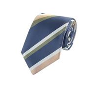 WANYING Cravate pour homme - 8 cm - Vert - Jacquard tissé - Standard - Pour affaires, décontracté, formel, mariage, fête, rétro - Rayé bleu marine, vert, kaki, blanc