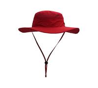 WANYING Femmes Hommes Outdoor Chapeau de Pêcheur Chapeau de Seau Chapeaux de Brousse Respirable Séchage Rapide Sombrero Prévention Soleil - Rouge