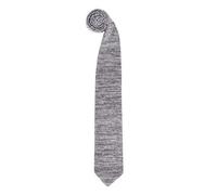 WANYING Hommes 6cm étroite Tricotés Cravate Narrow Tie Retro Sporty Casual Bureau Basic pour Gentleman - B22 Gris foncé & gris clair