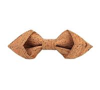 WANYING Hommes Nœud Papillon le liège Grains de Bois Déjà Liée Réglable pour Gentleman Casual Formel Cérémonie du Mariage Fête Affaires - Classique B02