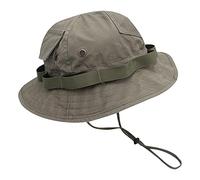 WANYING Unisexe Chapeau Bonnie en Coton Style Workwear Protection Solaire Bob Chapeau Seau Chapeau de Soleil Mode pour Activités de Plein Air Décontractée 56-59 - Uni Vert armée