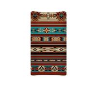 Wanyint Housse de matelas à langer imprimé bohème, housse de table à langer, lavable et réutilisable, draps de berceau ultra doux pour tapis profilé de 81,3 x 40,6 cm