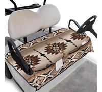 Wanyint Housse de protection pour voiturette de golf en tissu doux et respirant avec poches, facile à installer et lavable pour homme et femme, 133 x 82 cm, marron aztèque du sud-ouest navajo