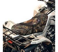 Wanyint Housse de siège de quad étanche 63,5 x 25,4 cm, universelle, protecteur de siège de quad en polyester résistant aux déchirures, ajustement extensible pour Honda/Yamaha/Polaris, installation