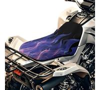 Wanyint Housse de siège étanche pour VTT 64,0 x 25,4 cm, housse de siège universelle pour quad extensible pour Honda/Yamaha/Polaris, bord élastique protection boue/neige, usage intensif, flamme