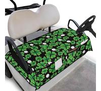 Wanyint Housse de siège pour voiturette de golf avec poches, respirante, séchage rapide, accessoire garde le siège frais et confortable pour l'été ou l'hiver, trèfle à balles de golf