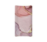 Wanyint Housses de matelas à langer à imprimé marbré rose pour garçons et filles, housse de table à langer confortable et respirante pour matelas à langer de 81,3 x 40,6 cm, draps de berceau