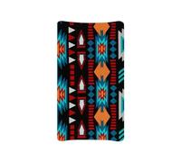 Wanyint Housses de matelas à langer en mousseline avec imprimé ethnique tribal pour filles et garçons, drap-housse neutre - Taille unique US
