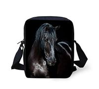 Wanyint Sac à bandoulière léger avec bandoulière réglable, Imprimé cheval., Taille unique