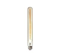 Wanym Ampoule LED E27 Vintage Dimmable, T30 Edison LED Ampoule Tubulaire, 300mm Tube long Edison Lampe, Ampoule à filament 6W 2700K Blanc Chaud Verre Ambré E27 Socle Ampoules,1psc