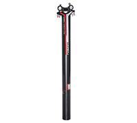 Wanym Tiges de Selle de Vélo, 3K Carbone VTT de Route Pièces Détachées de Vélo 350/400 mm x 31,6/30,8/27,2 mm Angle de Selle Ajustable Tige de Selle pour Bicyclette VTT Route Etc,Rouge,27.2 * 400mm