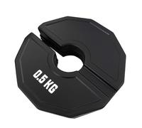 Waoclowr Gym Microplaques d'haltères Poids de rupture en caoutchouc 0,5 kg