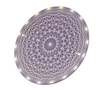 Waoclowr MWO Disque polarisé équilibre cellule d'énergie résonance | L'antenne en cuivre à 12 anneaux détecte les fréquences EM, renforce l'énergie cellulaire et favorise la santé autonome pour