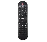 Waoclowr Télécommande X96MAX IR - X92/X96Air TV Box Noir Remplacement | Télécommande de rechange pour Android TV Box X96MAX/X92/PRO, en plastique ABS robuste, design fin, noir