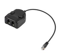 WAONIQ Adaptateur d'entraînement téléphonique du Casque, Splitter téléphonique, Sound Intelligent Fermed Training Box Splitter Adapter Volume Contrôle