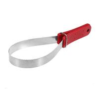 WAONIQ Lame de Perte en Acier Inoxydable, grattoir pour Brosse à Cheval, Lame de 29,5 cm pour Chien, Outil de Boucle de Nettoyage pour démêlage de Cheval, Prise Confortable