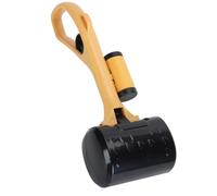 WAONIQ Scooper de Pooper de 33 cm pour Animal de Compagnie, Scooper de Chien de Chien, poignée Longue légère Polyvalente avec Distributeur de Sac de Merde latérale (Noir)