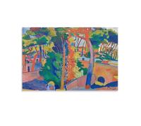 WAONZZAI Poster d'André Derain - Pont sur le Riou - Impressions sur toile - Décoration d'intérieur - Sans cadre - 60 x 90 cm