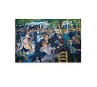 WAONZZAI Poster sur toile de Pierre-Auguste Renoir - Danse au Moulin De La Galette - 50 x 75 cm