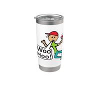 Waouh ! Gobelet isotherme en acier inoxydable double paroi