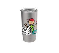 Waouh ! Gobelet isotherme en acier inoxydable double paroi