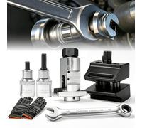 Wapasezyar Lot de 4 écarteurs de jambe de suspension - Boîtier de roulement | Kit d'outils complet en acier trempé pour le démontage rapide de l'entrejambe de suspension et du boîtier de roulement de