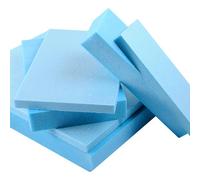 Wapasezyar Lot de 4 plaques en mousse rigide haute densité, plaque en mousse pour bricolage, modèle DIY, blocs de base pour diorama, kit de bâtiments pour hobby, en mousse 30 x 20 x 2 cm, Bleu