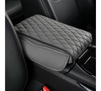 WAPEXI 1pc Housse d'Accoudoir Central pour Audi Q5 1 (I) 8R I 2008-2017, Coussin de Console Centrale en Cuir PU Rembourré avec Mousse à Mémoire pour Confort