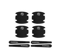 WAPEXI 8 Pièces Film de Protection pour poignée de Porte de Voiture pour MG MG3/MG4 EV/MG5/MG6 / MG HS/MG Marvel R/MG ZS, Anti-Rayures pour Poignée Porte Voiture en Fibre