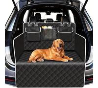 WAPEXI pour Hyundai Santa Fe Typ TM AB Bj. 11/2020 Protection Coffre Voiture Chien, Imperméable Antidérapant Anti-Griffe et Anti-Poils, Lavable en Machine avec Côtés