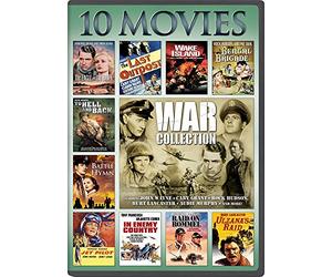 War, 10-Movie Collection: The Eagle and The Hawk / The Last Outpost / Bengal Brigad / Jet Pilot / Ulzana's Raid / To Hell and Back / In Enemy Country / Raid on Rommel / Battle Hymn / Wake Island by Burt Lancaster