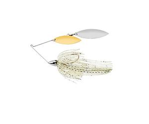 War Eagle Custom Lures War Eagle WE38NW49 War 3/8 Double Cadre en Osier et Nickel Green Shad Double Cadre en Nickel 3/8 oz