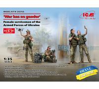 War Has Pas De Gender. Femelle Servicemen Of Armed Forces Ukraine 1:3 5 Kit Icm