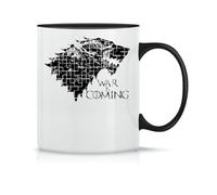War Is Coming Wolf Thrones Tasse à Thé à Café En Céramique Classique Blanc Noir Rose Magie 330ml