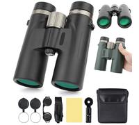 War max Binoculars, War maxs 12x42 Adults High Magnification Talon HD Binoculars, War max Night Vision Binocular, Waterproof & Portable for Birdwatching,Traveling,Stargazing,Hunting,Wider View (Black)