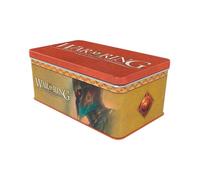 War of The Ring Second Edition : Boîte à cartes et pochettes (édition Witch-King Edition) - Boîte en métal gaufré Ares Games - Robuste et résistant - Compatible avec War of The Ring 2E