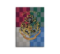 WAR Plaid Polaire Harry Potter Blason de Poudlard Hogwarts - 100x140 cm