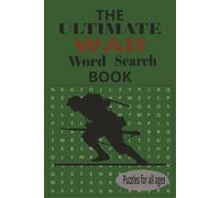War Themed Word Search Book: Word Search Book for War Enthusiast, War Vets, War Soldiers, War Equipment and More (6x9 inches, 55 puzzles, 110 pages) ... Birthdays, Vacations, Family and Friends