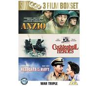 War Triple (Anzio / Cockleshell Heroes / Hellcats Of The Navy) [Dvd]