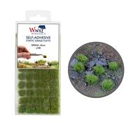 War World Scenics 100 x Touffes Autocollantes d’Herbe Statique - Printemps, 10mm - Diorama Maquette Pelouse Modélisme Ferroviaire Artificielle Miniature Scénographie