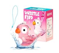 Warbling Bird Call Whistle - Mini jouet réutilisable pour bain, piscine ou jeu - 4,8 x 8,7 x 12 cm
