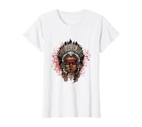 Warbonnet - Indien - Indien T-Shirt, Femme, Blanc, XS