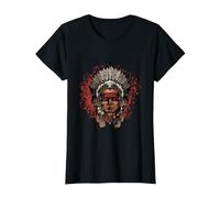 Warbonnet - Indien - Indien T-Shirt, Femme, Noir, L