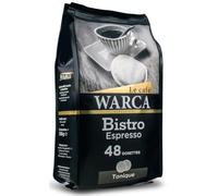 WARCA Bistro Espresso Tonique 48 Dosettes Café Arabica Robusta 336g Poche Zip - Lot de 3