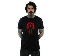 Warcraft Homme Horde Emblem T-shirt Large Noir